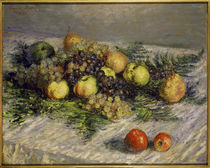 Monet / Still-life with fruit / 1880 by klassik art