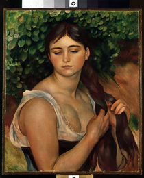 A.Renoir / La Natte (S.Valadon) /1884 von klassik art