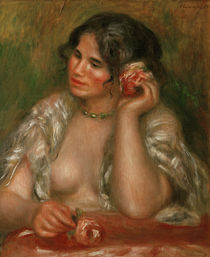 Renoir / Gabrielle a la rose / 1911 by klassik art