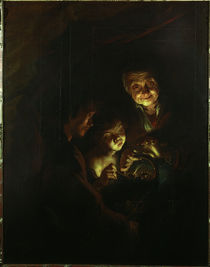 P.P.Rubens / Die Alte mit dem Kohlebecken von klassik art