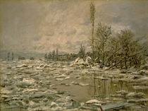 Claude Monet, Eisbruch, trübes Wetter von klassik art