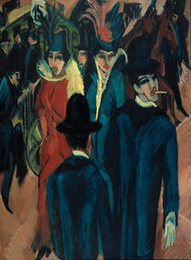 E.L.Kirchner, Berliner Straßenszene/1913 von klassik art