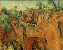 P.Cézanne, Der Steinbruch von Bibémus by klassik art