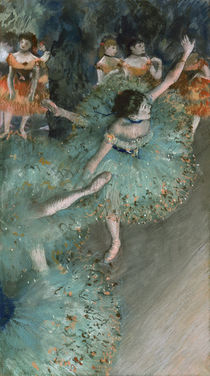 Degas, Tänzerinnen in Grün by klassik art