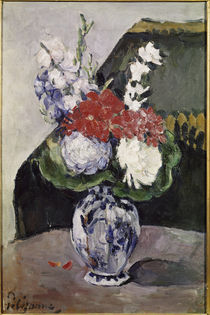P.Cézanne / Flowers in Small Delft Vase. by klassik art