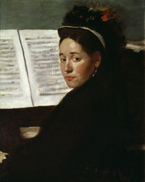 E.Degas, Mademoiselle Dihau au piano von klassik art