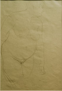 G.Klimt, Stehender dicker Frauenakt von klassik art