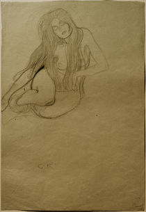G.Klimt, Studie für die Wollust by klassik art