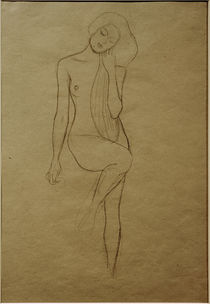 G.Klimt, Stehender Frauenakt von klassik art