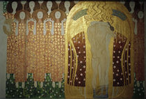 Beethoven Frieze / Detail /  Gustav Klimt / Detail by klassik art