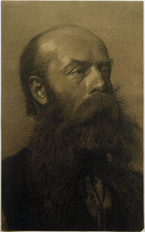 G.Klimt, Kopf eines bärtigen Mannes by klassik art