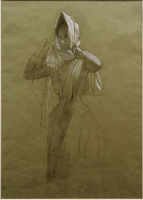 G.Klimt, Stehende junge Frau von klassik art