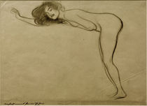 G.Klimt, Stehender Mädchenakt (Skizze) von klassik art