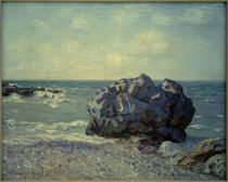 Langland Bay Storrs Rock Morning / A. Sisley / Painting, 1897 by klassik art