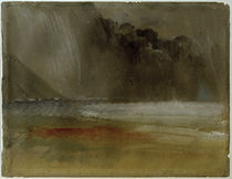 W.Turner, Getürmte Gewitterwolke über Meer und Strand von klassik art