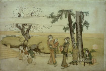 Hokusai, Oji / Farbholzschnitt 1801–1804 von klassik art