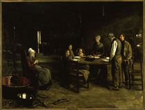Max Liebermann, Das Tischgebet / Gemälde, 1885/86 von klassik art