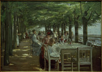M.Liebermann, Terrasse im Restaurant Jacob in Nienstedten by klassik art
