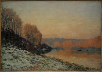 A. Sisley, Schnee in Port-Marly, weißer Frost by klassik art
