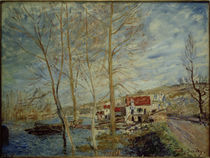 A.Sisley, Überschwemmung in Moret by klassik art