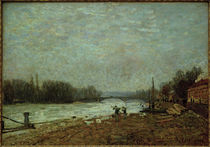 A.Sisley, Nach dem Eisgang, die Seine an der Brücke von Suresnes by klassik art