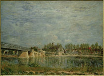 A.Sisley, Die Brücke von Saint-Mammès by klassik art