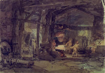 W.Turner, Das Innere einer Eisengießerei von klassik art