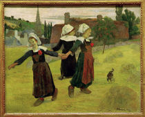 P.Gauguin, Dancing Breton Girls. by klassik art