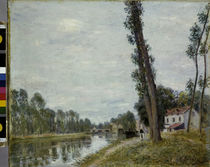 Sisley / River landscape by klassik art