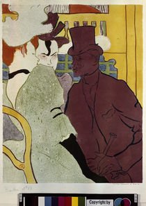 Toulouse-Lautrec / Englishman in Moulin by klassik-art