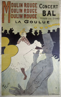 Toulouse-Lautrec / La Goulue / Plakat von klassik art