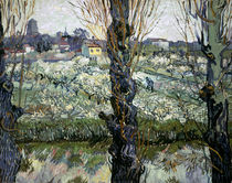 Van Gogh / Blick auf Arles/ 1889 von klassik art