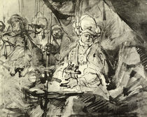 Rembrandt / Pontius Pilatus / Drawing by klassik art