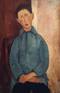 Modigliani, A. / Junge in blauer Jacke/1918 von klassik art