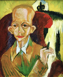 Oskar Schlemmer / Painting by Kirchner by klassik-art