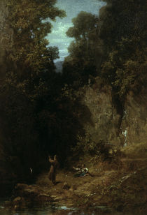 C.Spitzweg, Der Angler /  um 1875 von klassik art