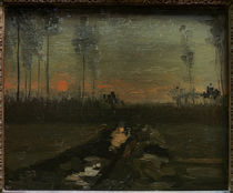 v. Gogh, Sonnenuntergang von klassik art