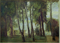The Garden of the Artist in Berlin-Wannsee / M. Liebrmann / Painting 1918 by klassik art