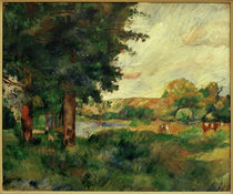 Renoir / Ile de France landscape /c. 1885 by klassik art