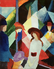 August Macke, Schaufenster/1913 von klassik art