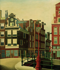 Carl Grossberg, Amsterdam, Singelgracht by klassik art