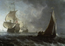 Backhuysen / Holländ. Kriegsschiffe/1671 von klassik art