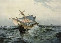 Kolumbus Schiff St. Maria / Schreckhaase von klassik art