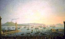 Einschiffung Karls III. in Neapel / Joli von klassik art