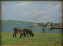A.Sisley, Kühe am Ufer der Seine in Saint-Mammès von klassik art