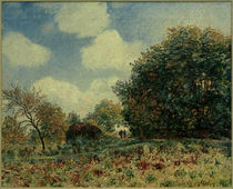 A.Sisley, Weg am Waldesrand von klassik art