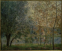 A.Sisley, Der Canal du Loing im Frühjahr by klassik art