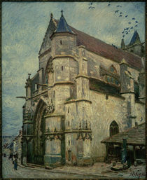 A.Sisley, Eine alte Kirche am Nachmittag von klassik art