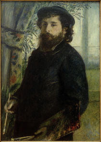 Claude Monet beim Malen / Gem.v. A.Renoir von klassik art