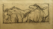 Franz Marc, Lenggrieser Pferdestudie (Pferdestudie) von klassik art